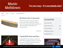 Tablet Screenshot of manicmeltdown.com